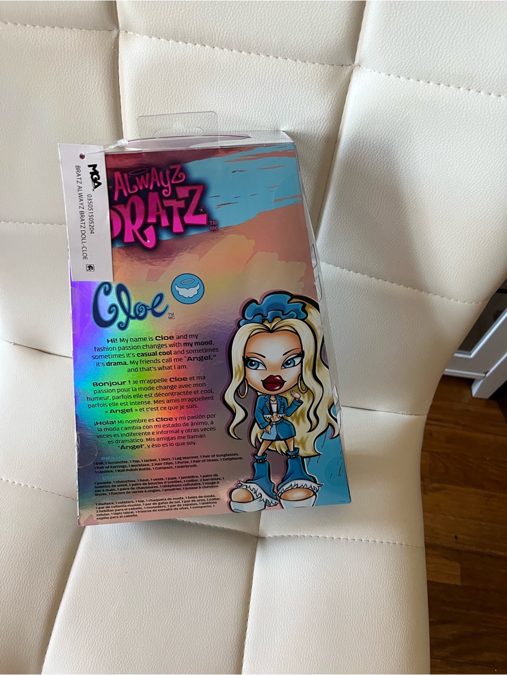 Cloe Bratz Doll in Denim Outfit with Blonde Ponytail - Picture 5 of 5